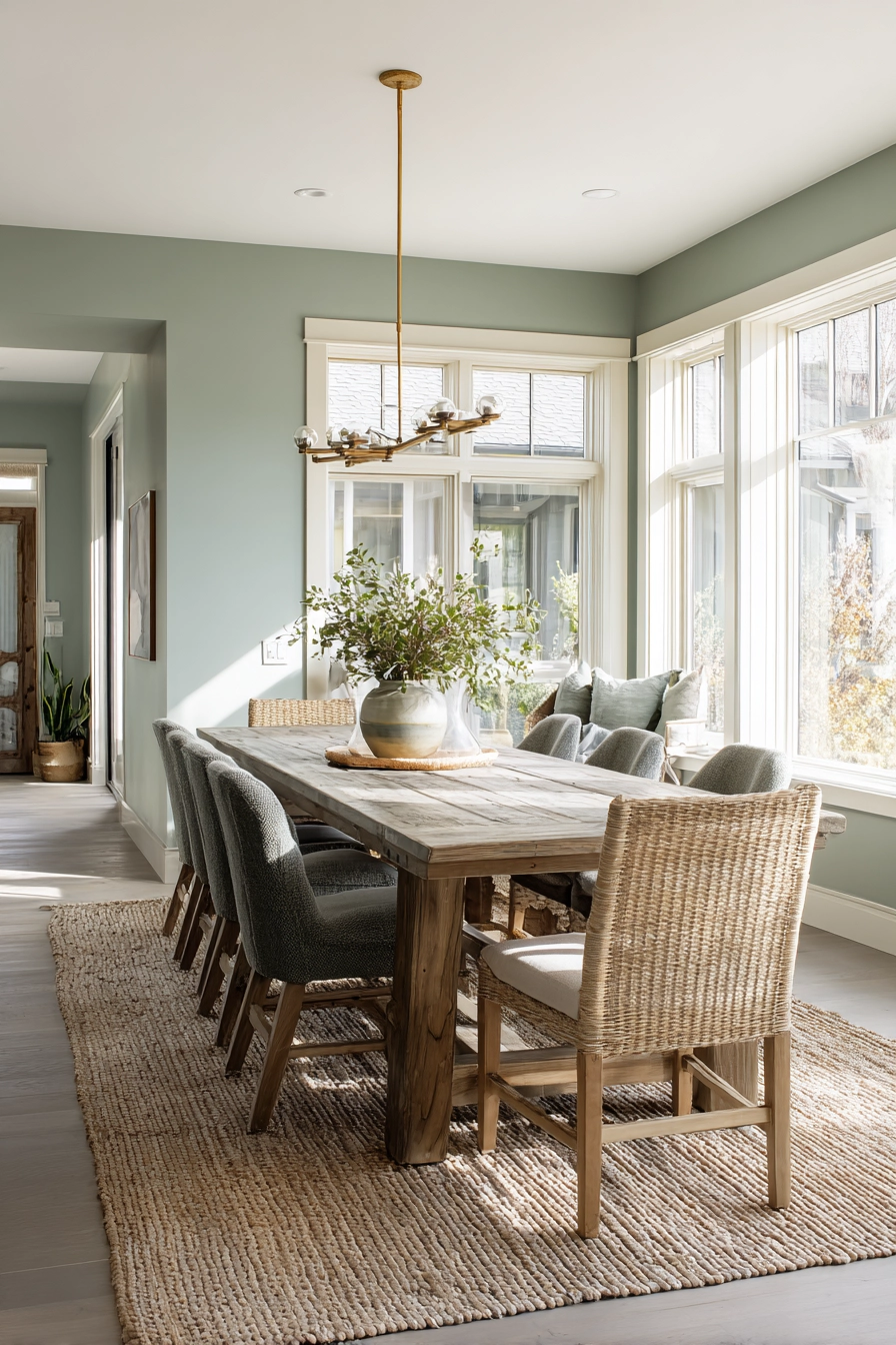 Sage Green Dining Room 3