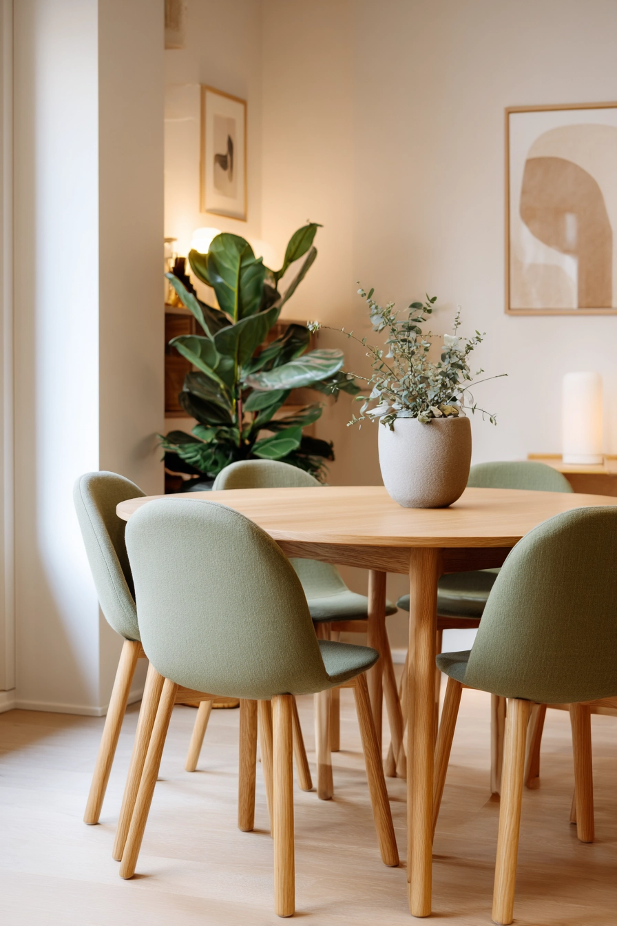 Sage Green Dining Room 6