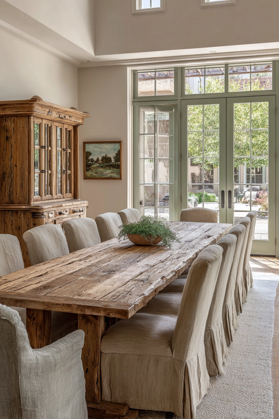 Sage Green Dining Room 9