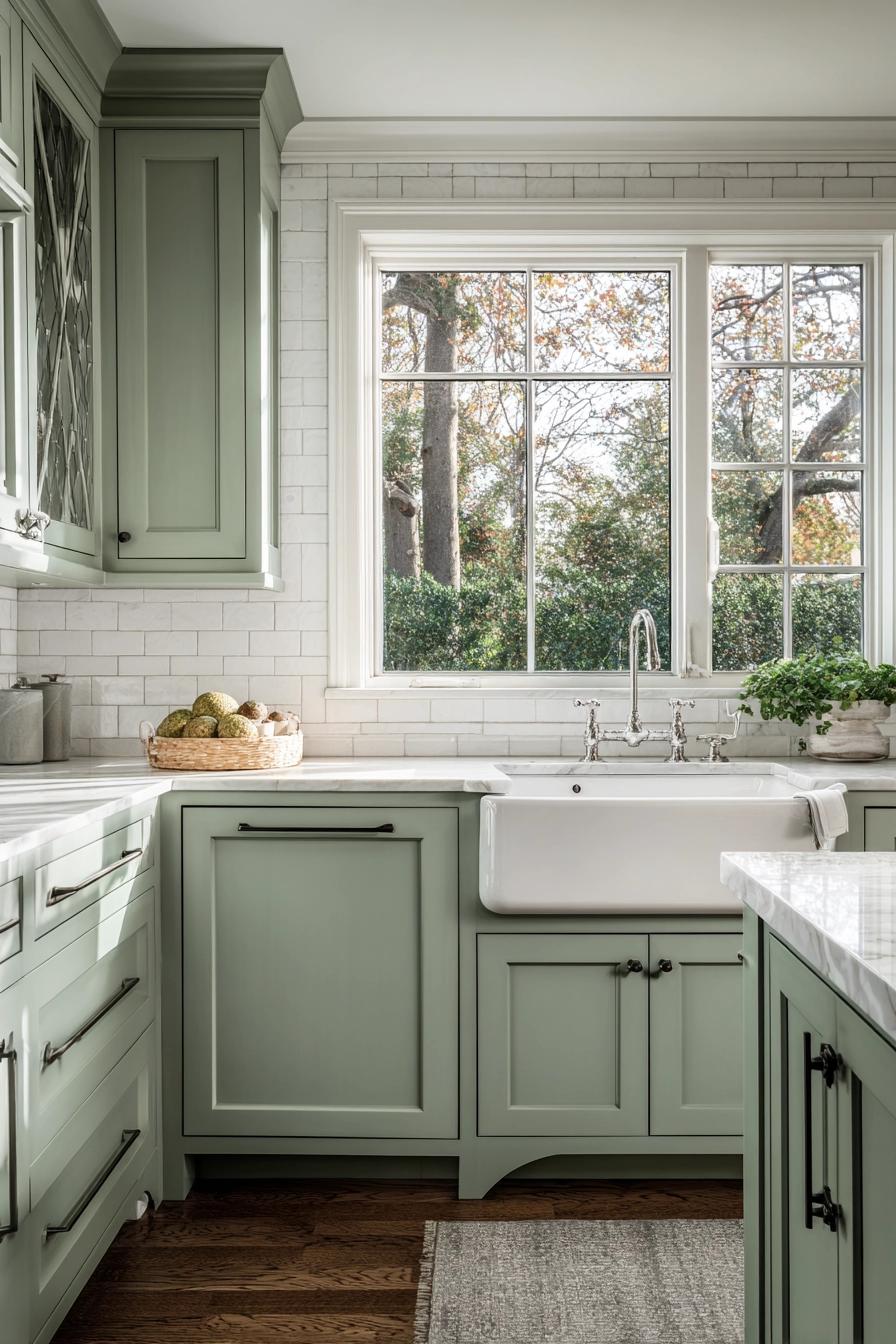 Sage Green Kitchen 10