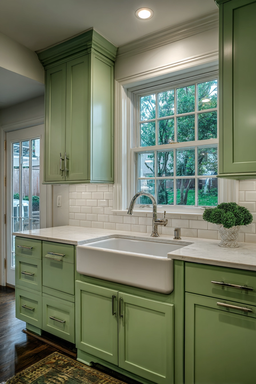 Sage Green Kitchen 12