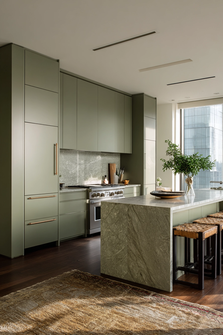 Sage Green Kitchen 14