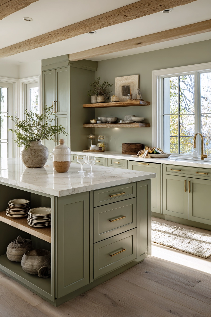 Sage Green Kitchen 3