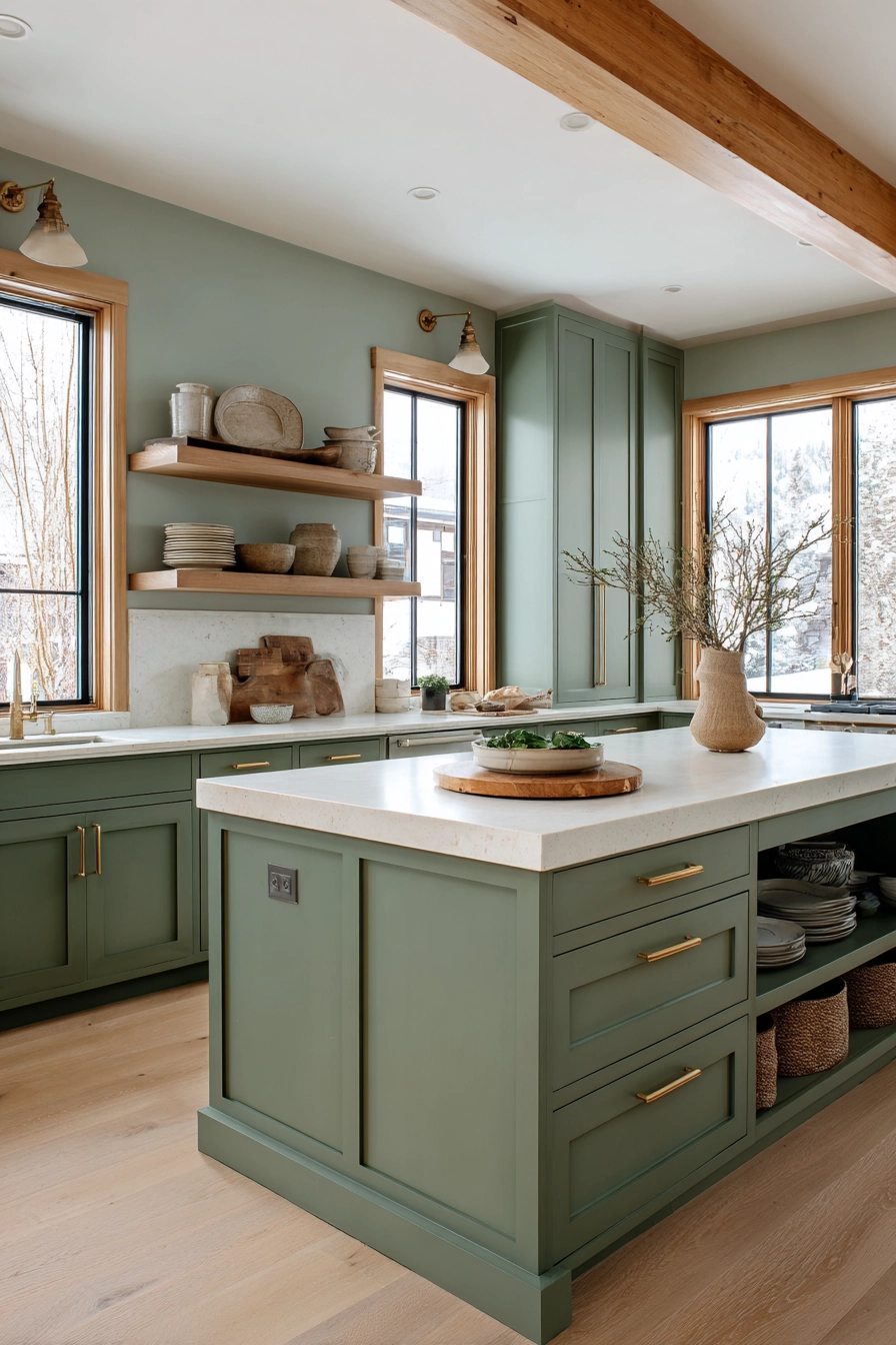 Sage Green Kitchen 4