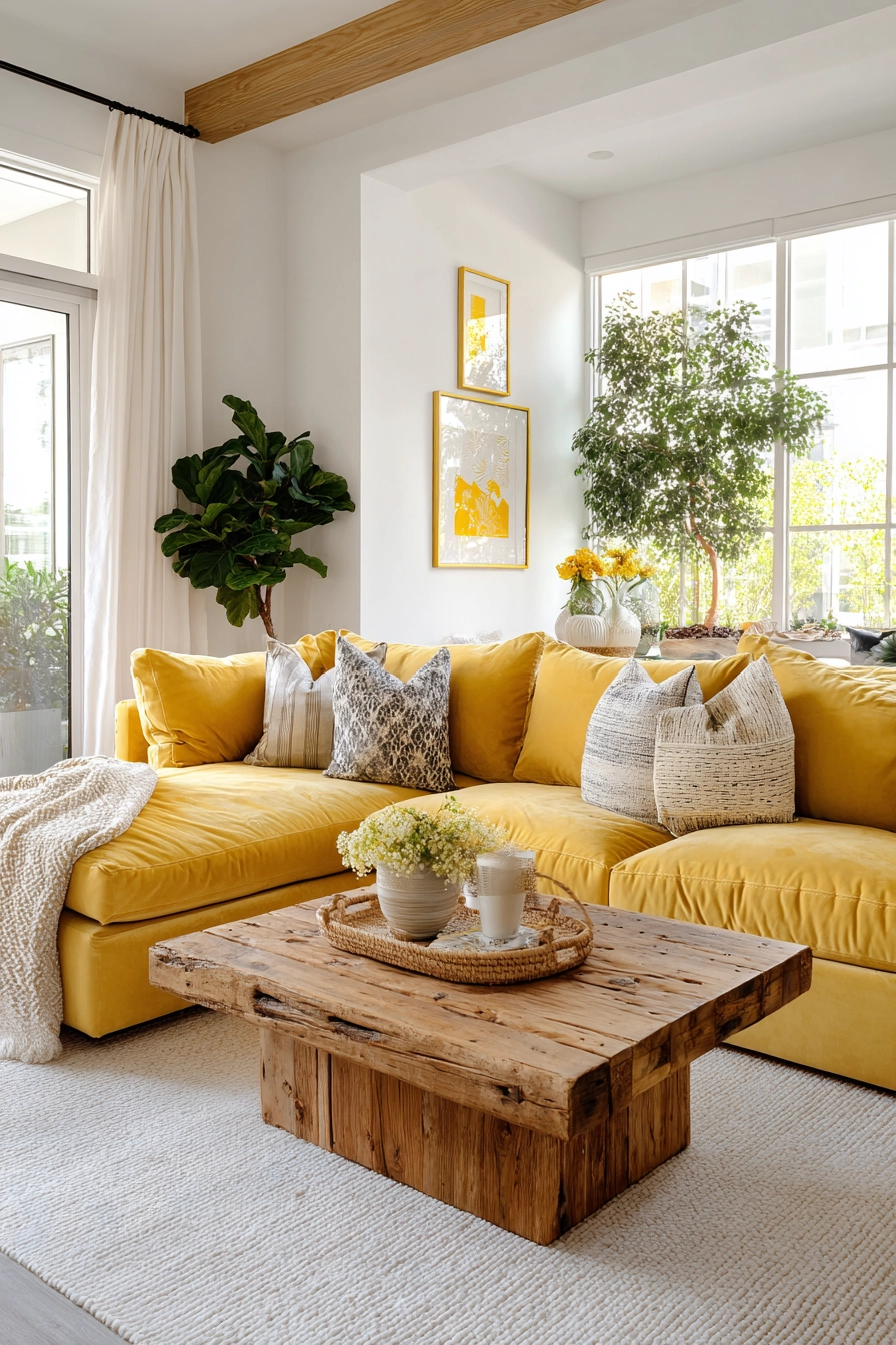 Yellow Living Room Ideas 1