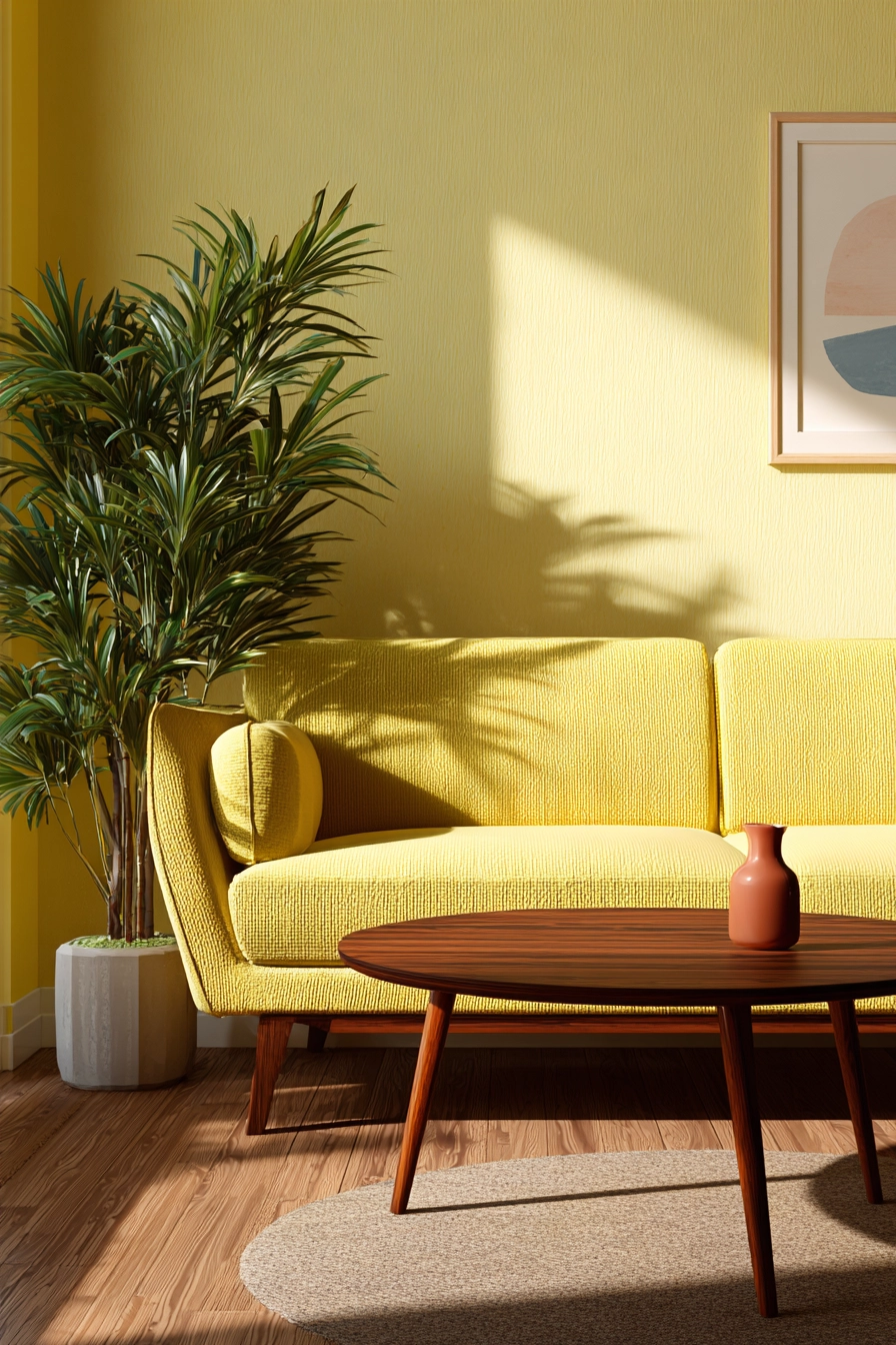 Yellow Living Room Ideas 16