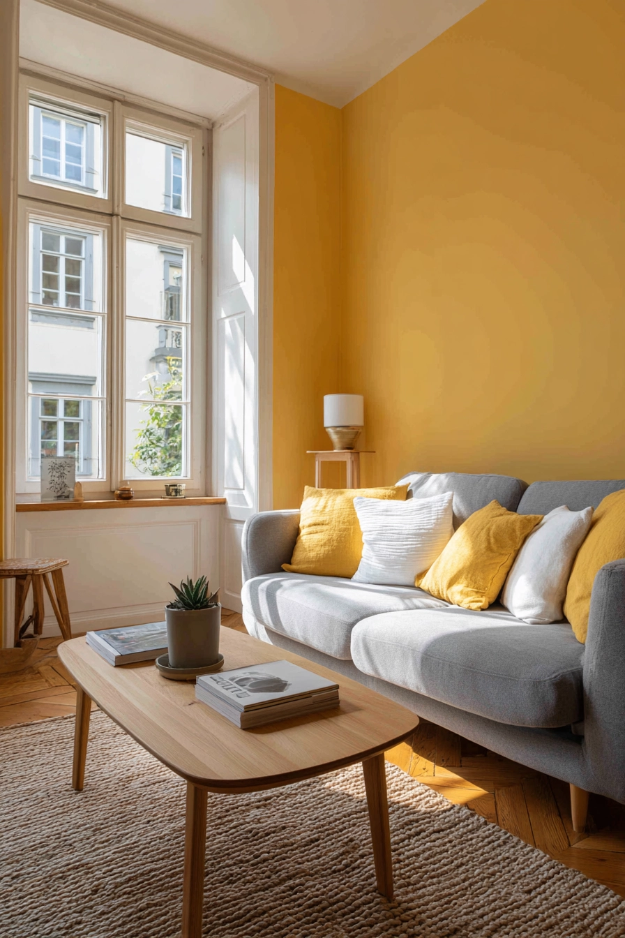 Yellow Living Room Ideas 18