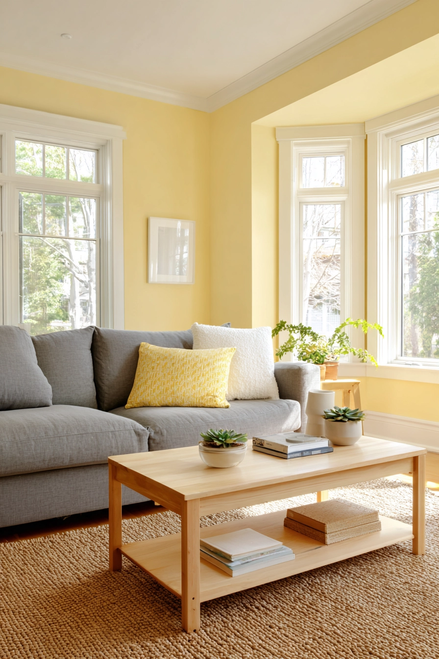 Yellow Living Room Ideas 19