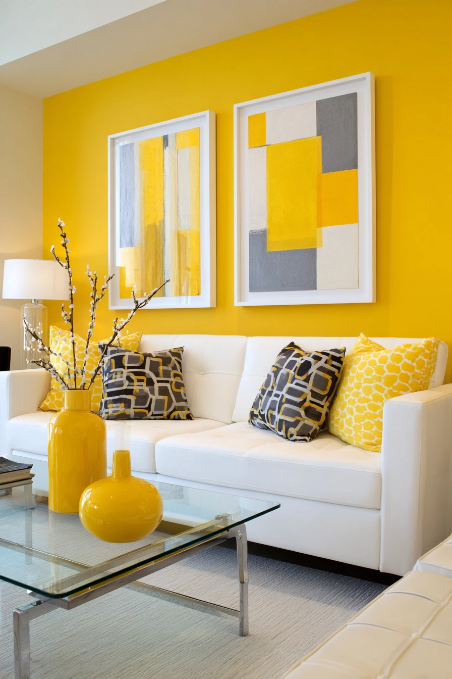 Yellow Living Room Ideas 5