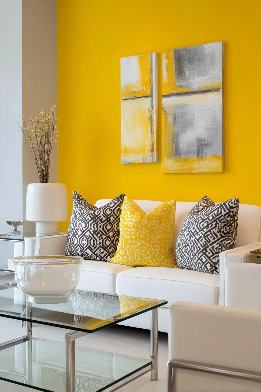 Yellow Living Room Ideas 7