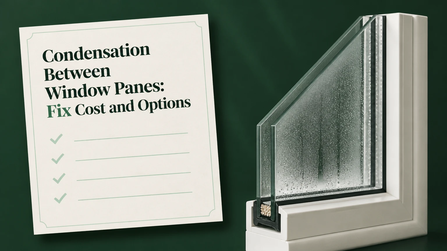 condensation between window panes