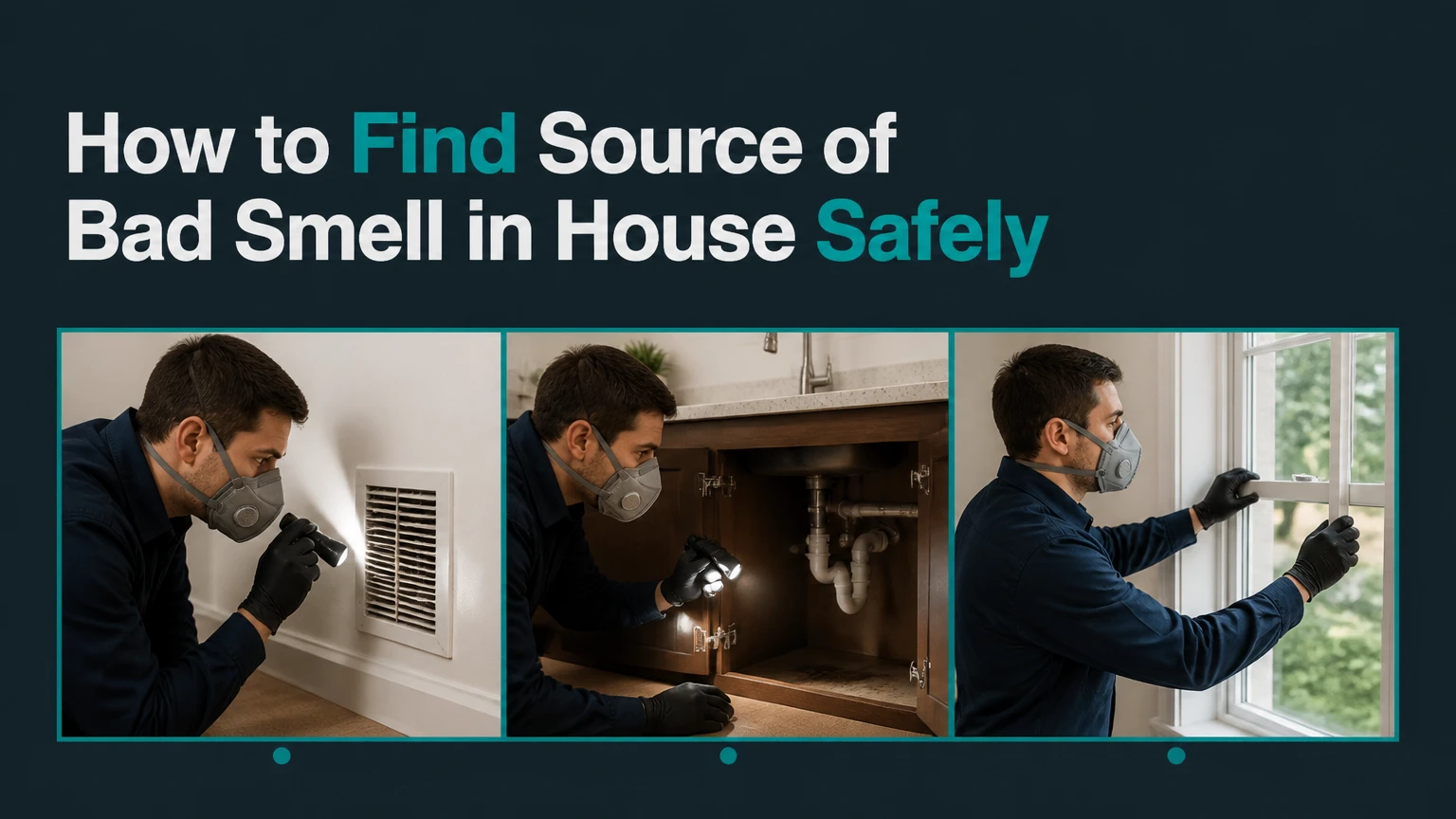 how to find source of bad smell in house