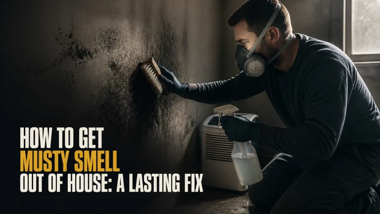 how to get musty smell out of house
