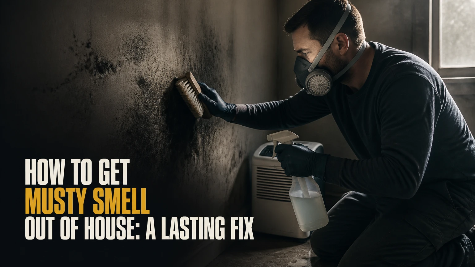 how to get musty smell out of house
