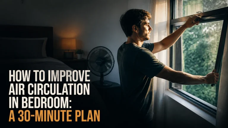 how to improve air circulation in bedroom