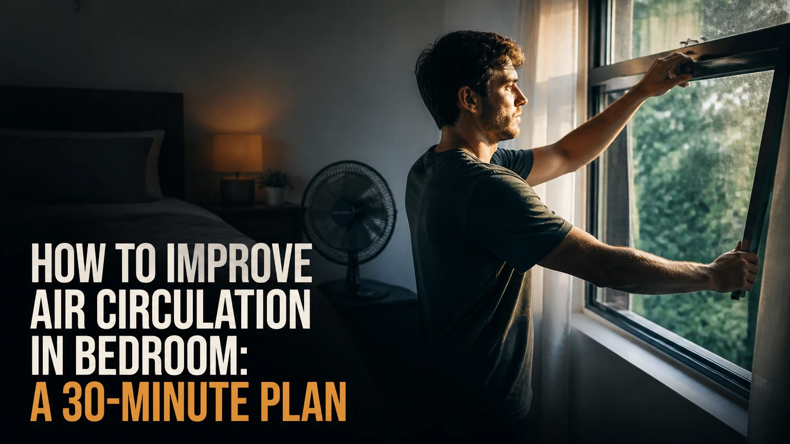 how to improve air circulation in bedroom