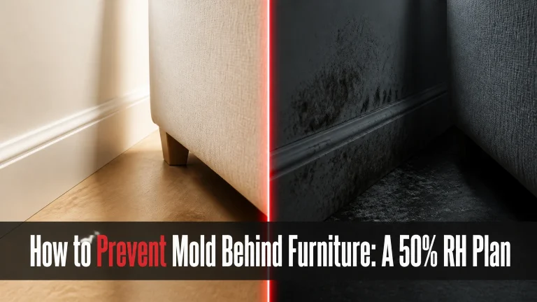 how to prevent mold behind furniture