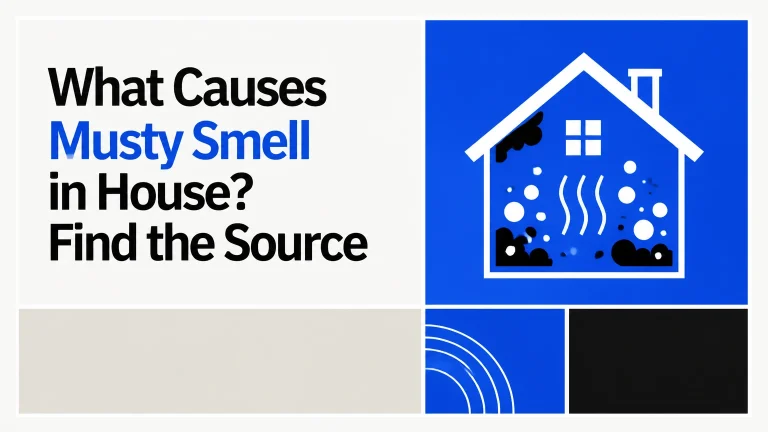 what causes musty smell in house