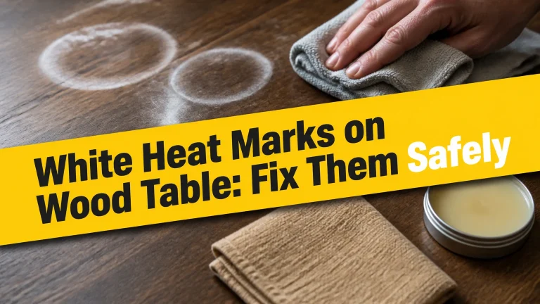 white heat marks on wood table