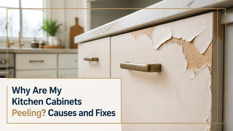 why are my kitchen cabinets peeling