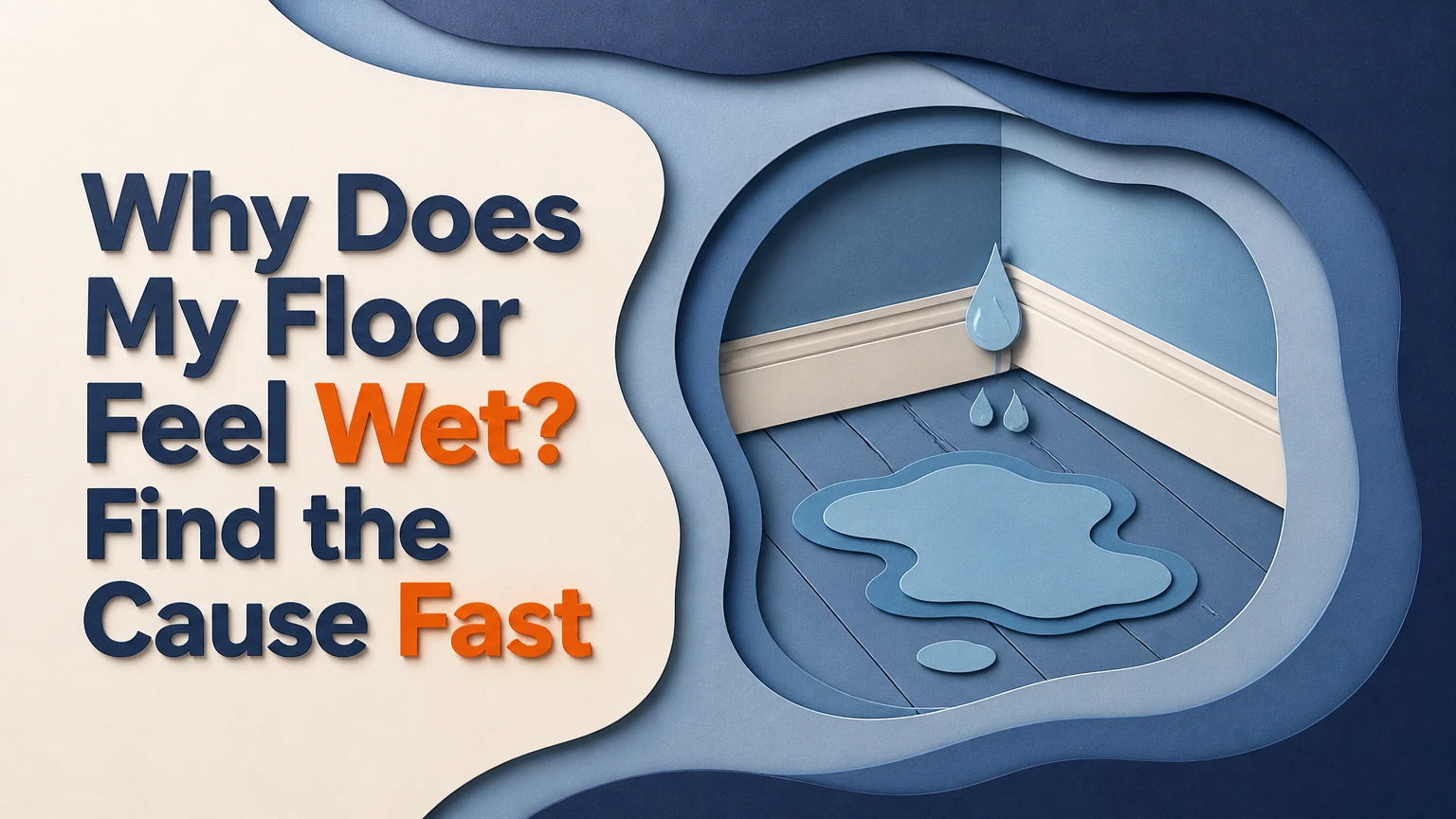 why does my floor feel wet