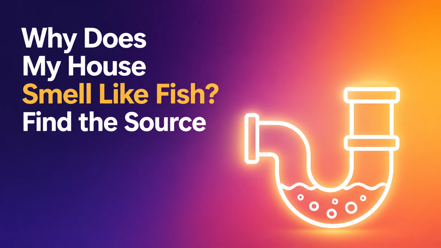 why does my house smell like fish