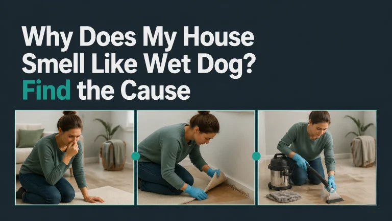 why does my house smell like wet dog