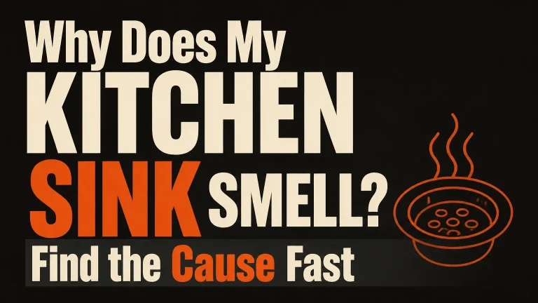 why does my kitchen sink smell