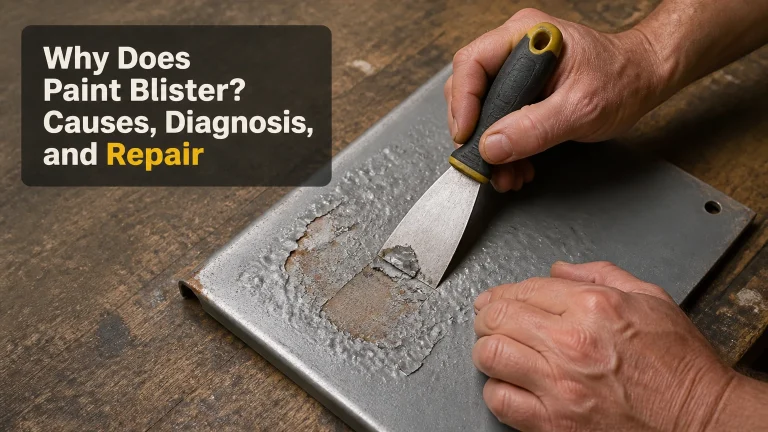 why does paint blister
