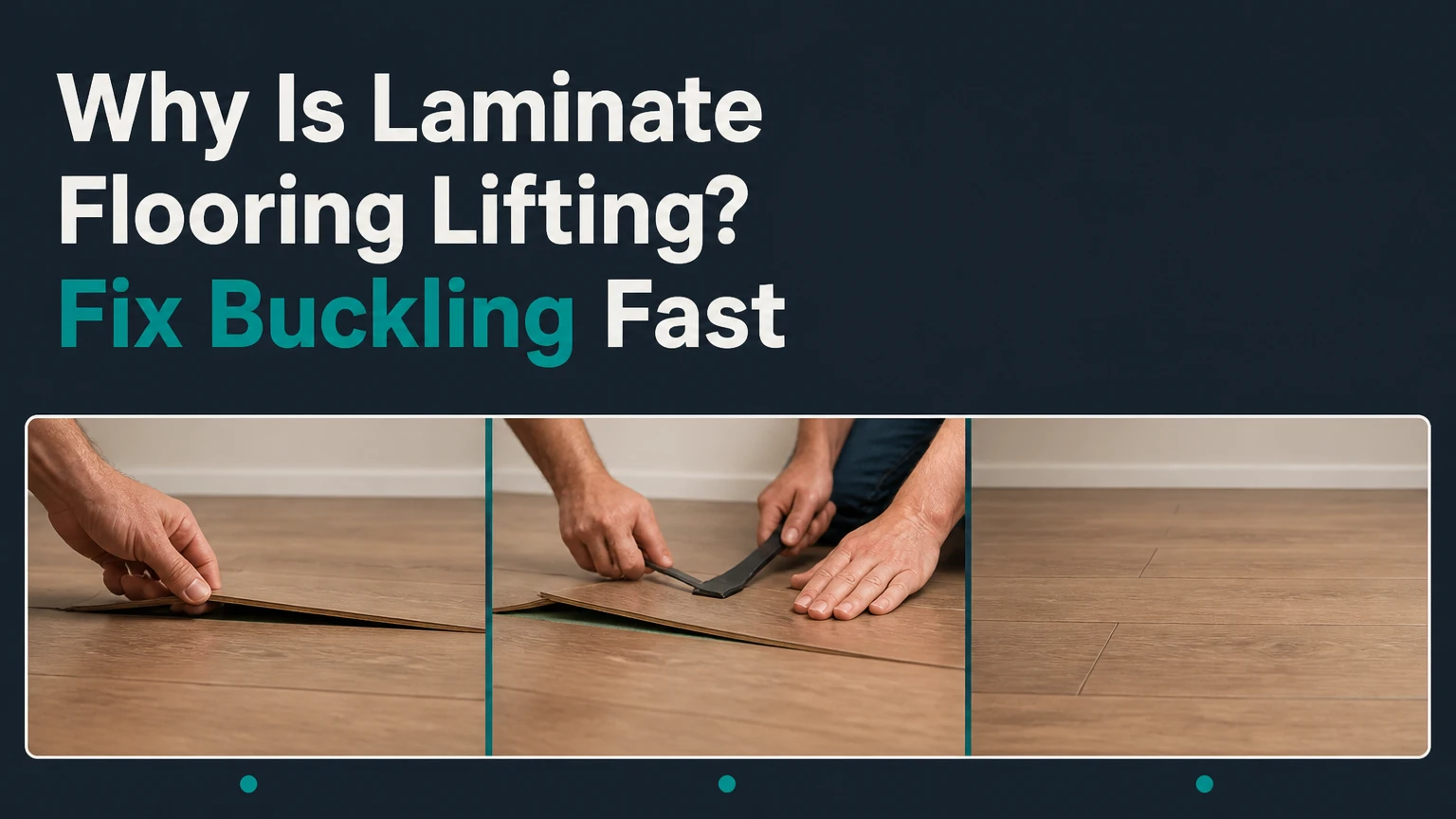 why is laminate flooring lifting