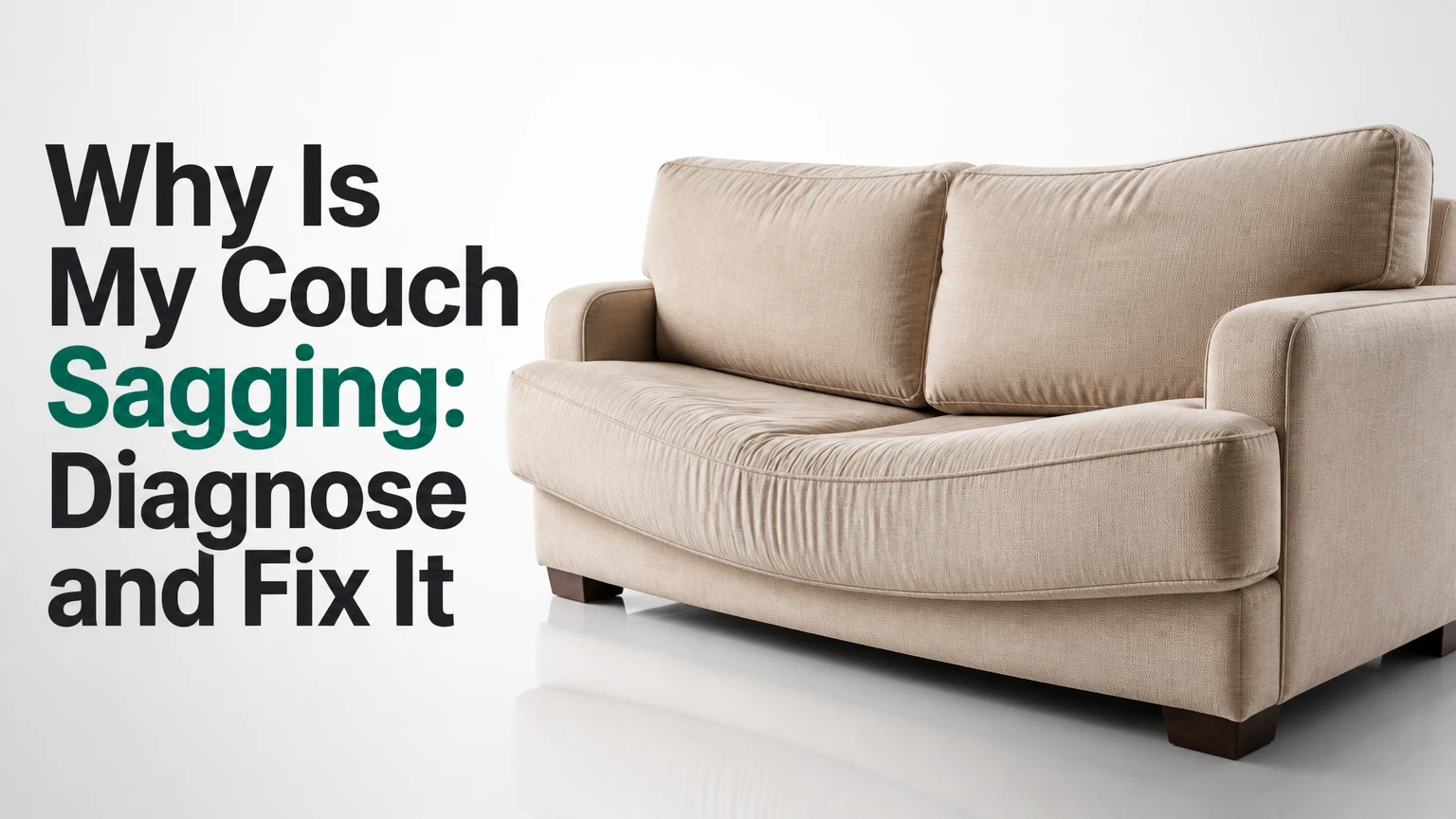 why is my couch sagging