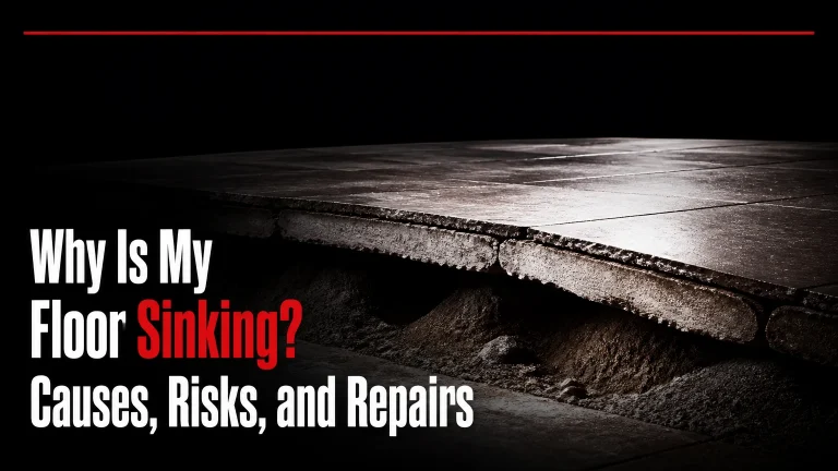 why is my floor sinking