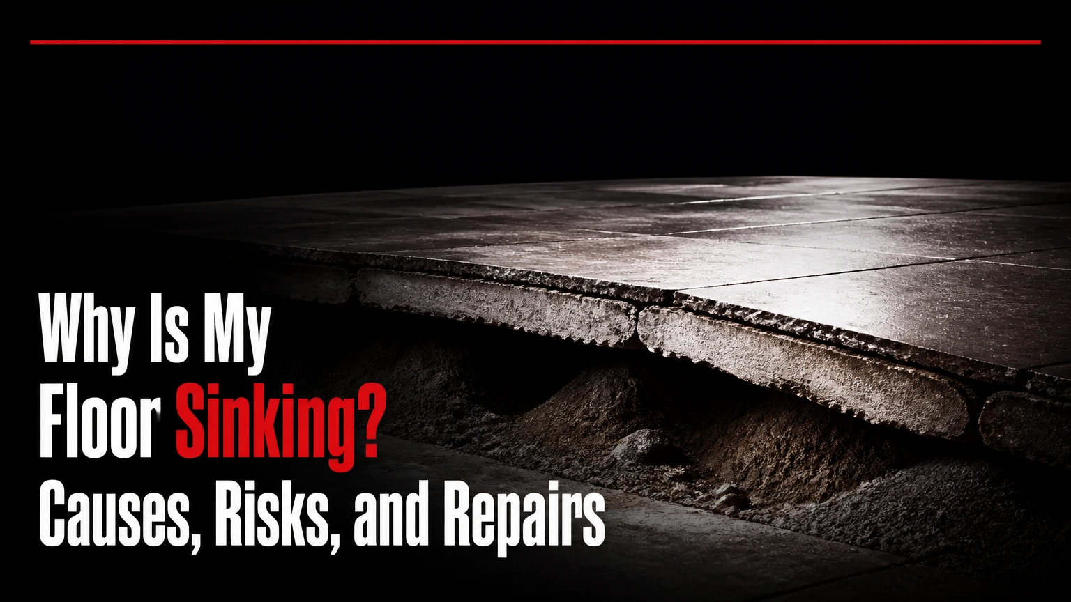 why is my floor sinking