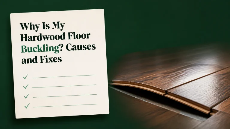 why is my hardwood floor buckling