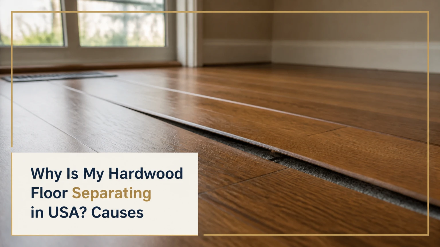 Why Is My Hardwood Floor Separating in USA? Causes