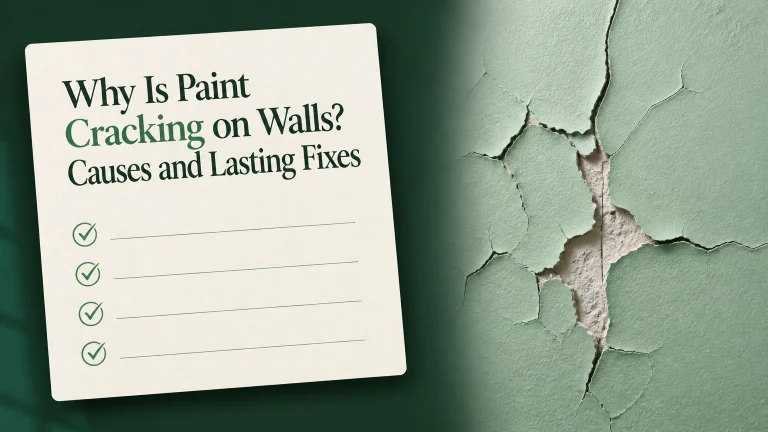 why is paint cracking on walls